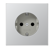 JUNG SCHUKO®-розетка 16 A / 250 B ~, алюминий