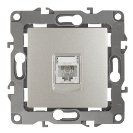 12-3105-15 ЭРА Розетка телефонная RJ11, IP20, Эра12, перламутр (10/100/2500)