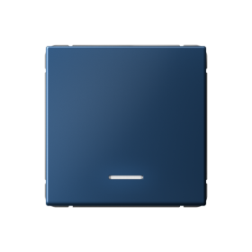 Systeme Electric ArtGallery Аквамарин Выключатель 1-клавишный кнопочный с подсв. 10А, механизм