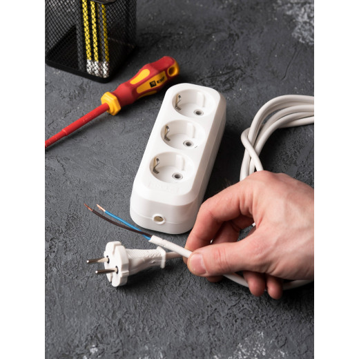 Колодка 3 гн. 16А 3,5кВт с/з Эксперт EKF PROxima