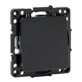 EKF Стокгольм Механизм кнопки нажимной 10А черный.