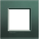 Livinglight Рамка прямоугольная, 1 пост, цвет зелёный шелк