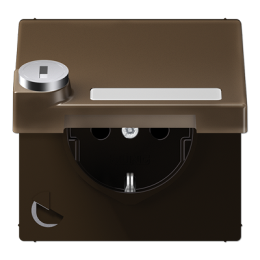 SCHUKO розетка с крышкой и замком