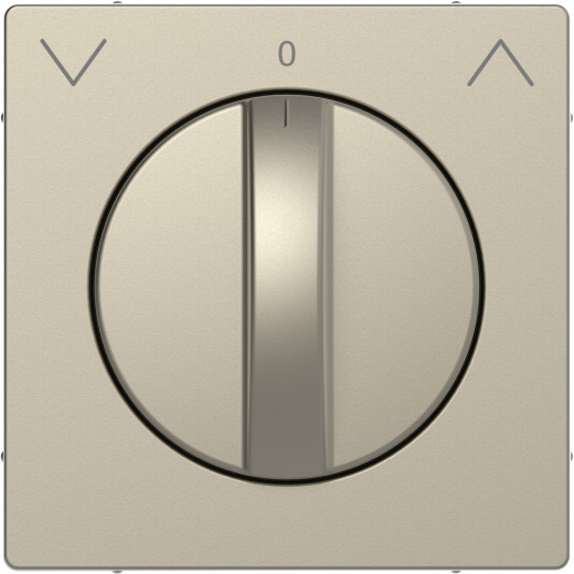 MERTEN D-Life ЦЕНТРАЛЬН. НАКЛАДКА д/поворот. мех-ма рольставней, САХАРА