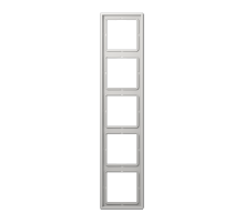 JUNG LS 990 Светло-серая Рамка 5-ая