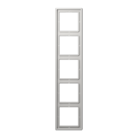 JUNG LS 990 Светло-серая Рамка 5-ая