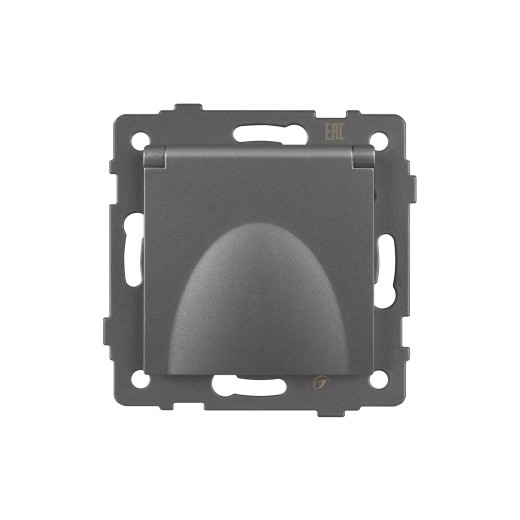 Механизм розетки влагозащищённый SCT-MCP-PL-GR-V (250V, 16A) (Arlight, -)