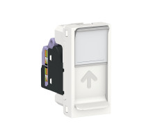 Schneider Electric Unica Modular Бел Розетка компьютерная, RJ45, одиночная кат. 6 STP, 1 модуль