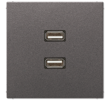 JUNG Накладка / вставка для розетки 2 x USB