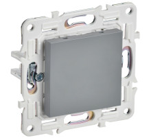 IEK SKANDY Серый Заглушка с суппортом SK-C01Gr