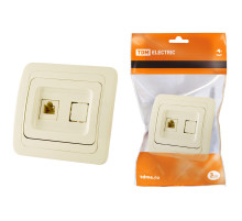 TDM Розетка TФ (RJ-11) сл. кость 