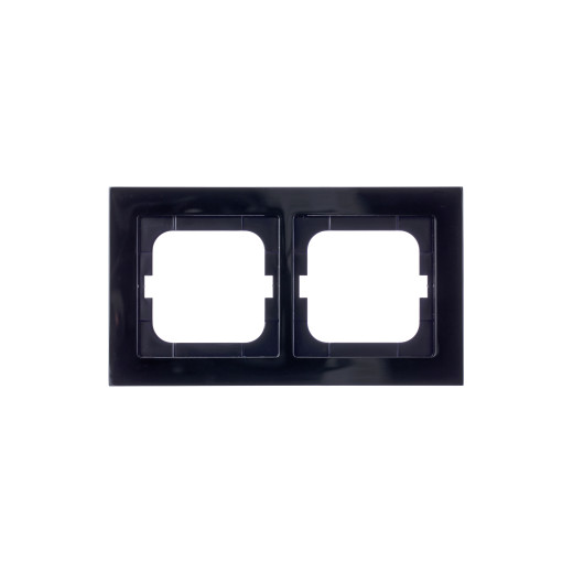 Рамка 2-постовая, axcent, чёрный