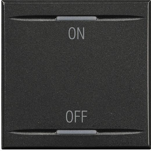 Axolute Клавиши с символами для системы автоматизации для 2 функций - 2 модуля, ON-OFF, цвет антрацит