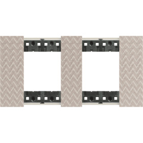 BT Living now Оптик Рамка немецкий стандарт 2 поста (2+2 мод).