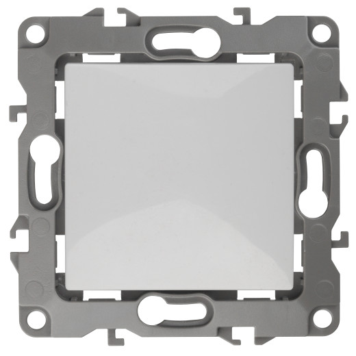 12-1111-01 ЭРА Кнопка, 10АХ-250В, Эра12, белый (10/100/3000)