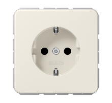 JUNG CD500 Слоновая кость Штепсельная розетка SCHUKO 16A 250V~; с защитой от детей