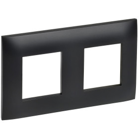 IEK SKANDY Черный Рамка 2-ая SK-F02Bl