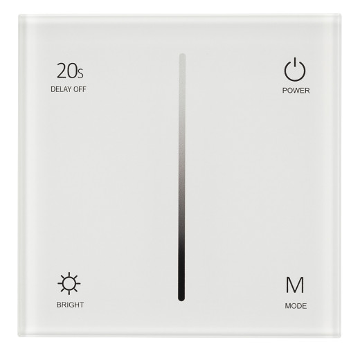 Панель SMART-P35-DIM-IN White (230V, 0-10V, Sens, 2.4G) (Arlight, IP20 Пластик, 5 лет)