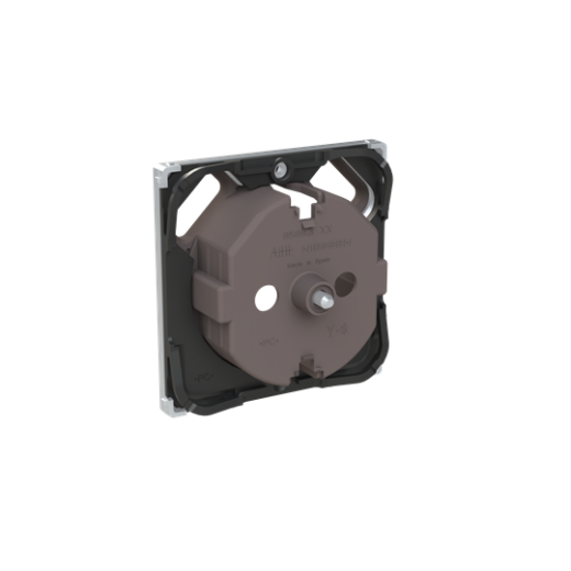 Накладка для розетки SCHUKO с 2хUSB ЗУ, арт.8188.3, серия SKY, цвет Тауп