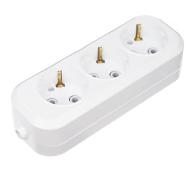 REXANT Колодка 3 гнезда с заземлением.