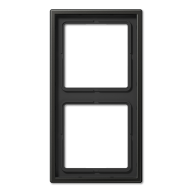 JUNG LS 990 Антрацит (лакир. алюминий) Рамка 2-ая