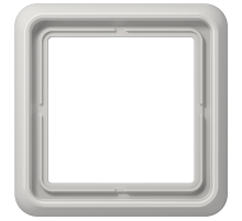 JUNG CD 500 Светло-серая Рамка 1-ая