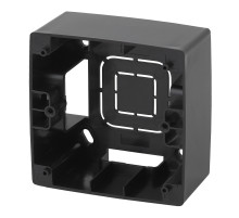 ЭРА 12-6101-06 Коробка наклад. монтажа 1 пост, Эра12, чёрный (20/200/1200)