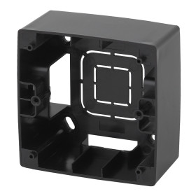 ЭРА 12-6101-06 Коробка наклад. монтажа 1 пост, Эра12, чёрный (20/200/1200)