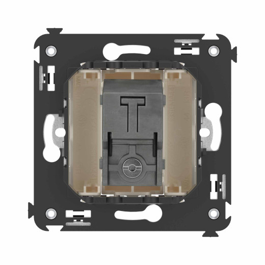 Розетка TV оконечная в стену, Avanti, ванильная дымка