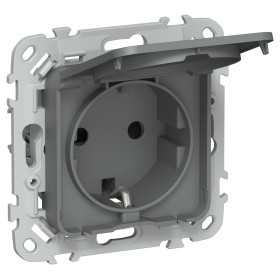 FLITE Роз. с з/к/ш кр б/к 16А IP44 РСшкр11-1-44-ФлМА м/а IEK