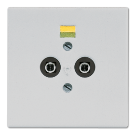 JUNG Розетка штепсельная для выравнивания потенциалов светло-серая