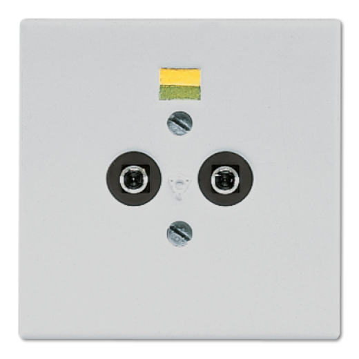 Розетка штепсельная для выравнивания потенциалов, светло-серая