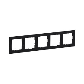 Legrand/Daccord SUNO Антрацит Рамка декоративная универсальная 5-постовая.