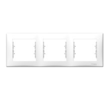 Schneider Electric Sedna Бел Рамка 3-ая горизонтальная