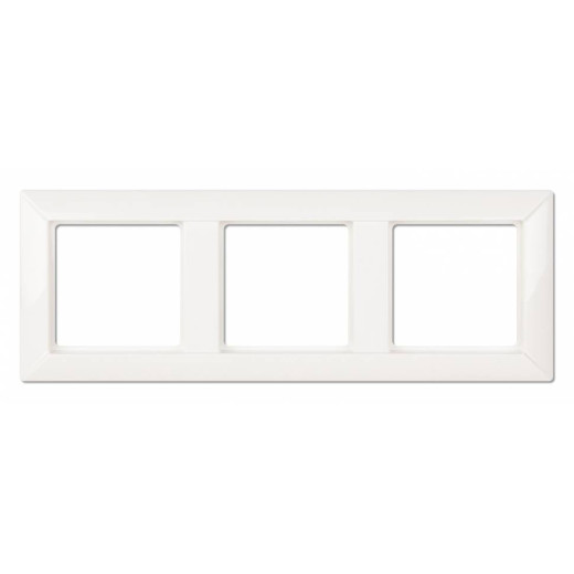 Рамка 3-поста, Eco Profi, термопласт, белый