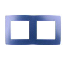 ЭРА 12-5002-29 Рамка на 2 поста, Эра12, ультрамарин (10/100/2500)