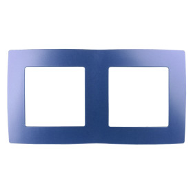 ЭРА 12-5002-29 Рамка на 2 поста, Эра12, ультрамарин (10/100/2500)