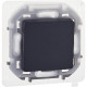 Переключатель одноклавишный IP44 - Legrand/Daccord Inspiria - 10АХ 250В безвинтовые зажимы - антрацит
