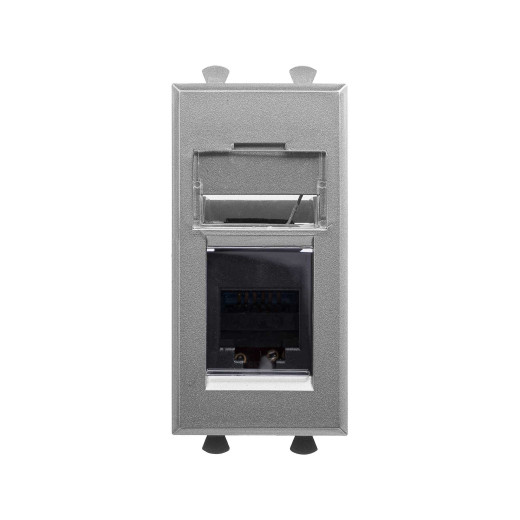 Телефонная розетка RJ-12 модульная, 