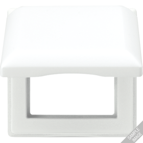 JUNG Откидная крышка 80,5 x 80,5 мм противоударная слоновая кость