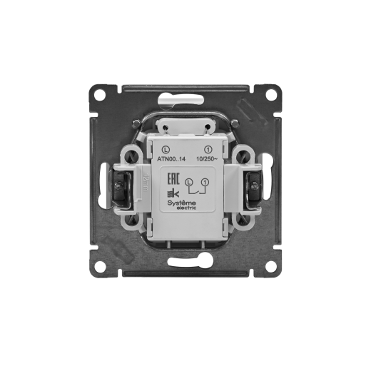 ATLASDESIGN ВЫКЛЮЧАТЕЛЬ карточный с подсветкой, 10А, без задержки отключения, механизм, БЕЛЫЙ