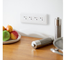 Legrand Mosaiс Рамка - Программа Mosaic - 8 модулей - белая.