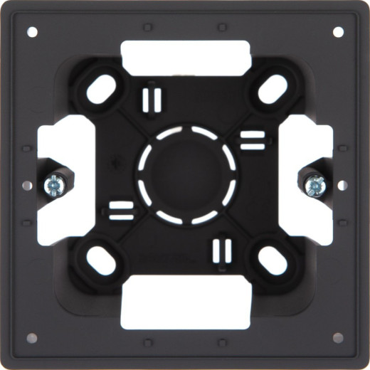 Монтажная коробка для накладного монтажа на 1 модуль, графит