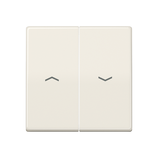 Клавиши для выключателя управления жалюзи, термопласт, слоновая кость