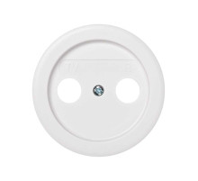 Simon 88 Белая Накладка розетки TV 1-ая