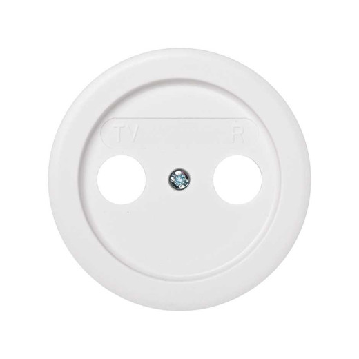 Simon 88 Бел Накладка розетки TV 1-ая