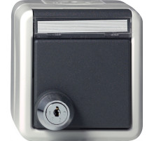Gira Розетка с запирающейся на ключ крышкой IP44 (выбранные замыкания)