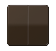 JUNG Центральная плата 2 группы стандарт дюропласт коричневый