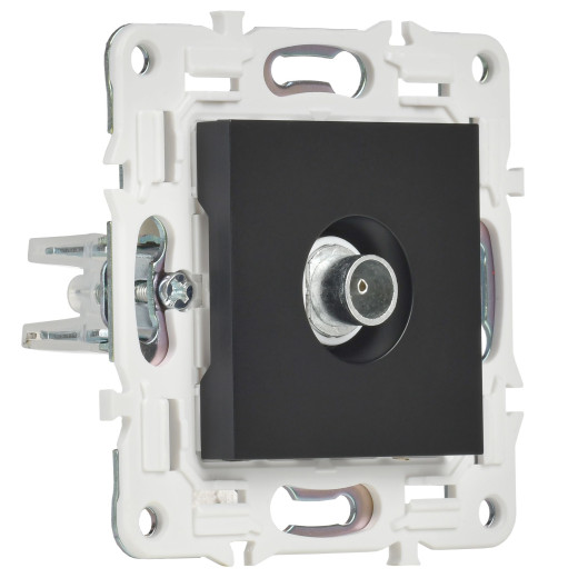 SKANDY Роз. TV оконечная SK-A12Bl черн. IEK