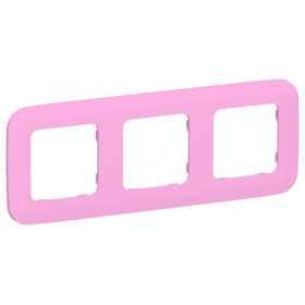 FLITE Рамка 3-мест. РУ-3-А-ФлПр пур IEK